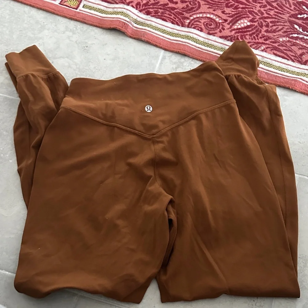 lululemon athletica Brown Track Pants - Picture 1 of 3